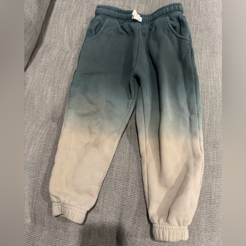 Little Bipsy Blue and Cream Gradient Joggers